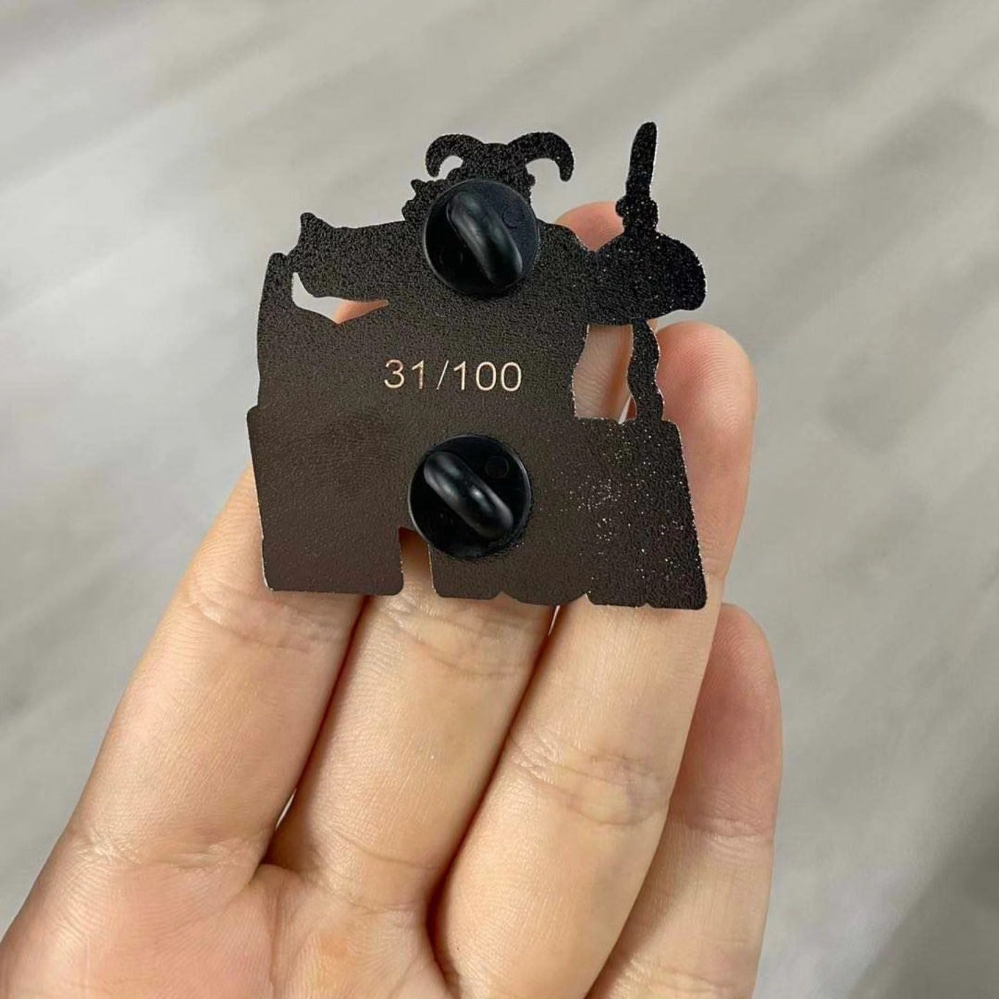 Angus "Nope" limited edition pin