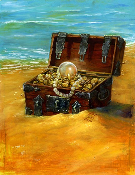 Treasure Token Original Art