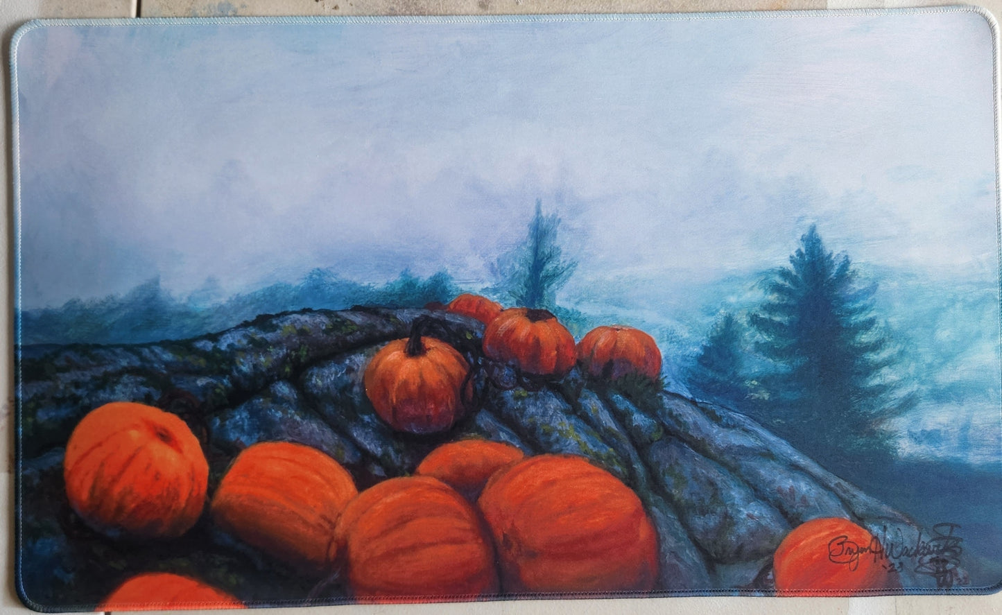 Deluxe Edition Pumpkin Brushlands 14"x24"